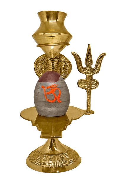 6 Inch Narmadeshwar Shiva Lingam