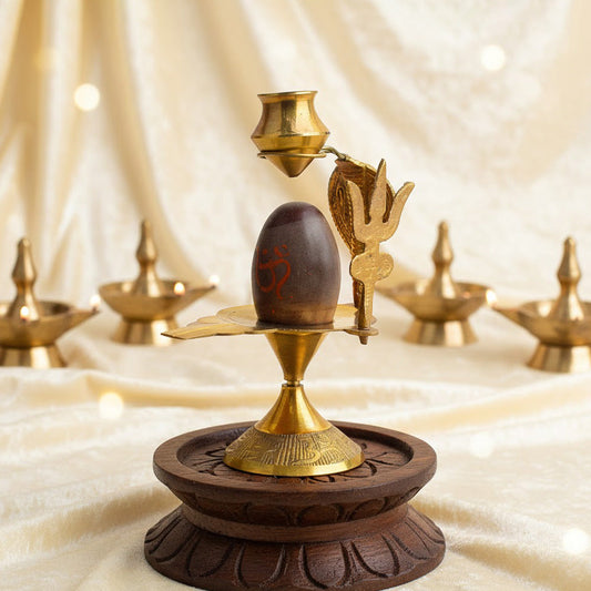 6 Inch Narmadeshwar Shiva Lingam