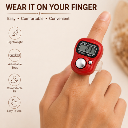 Sukhaum™ Digital Jaap Counter Ring (BUY 2 GET 2 FREE)