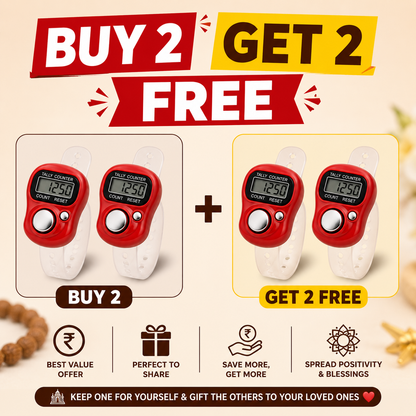 Sukhaum™ Digital Jaap Counter Ring (BUY 2 GET 2 FREE)