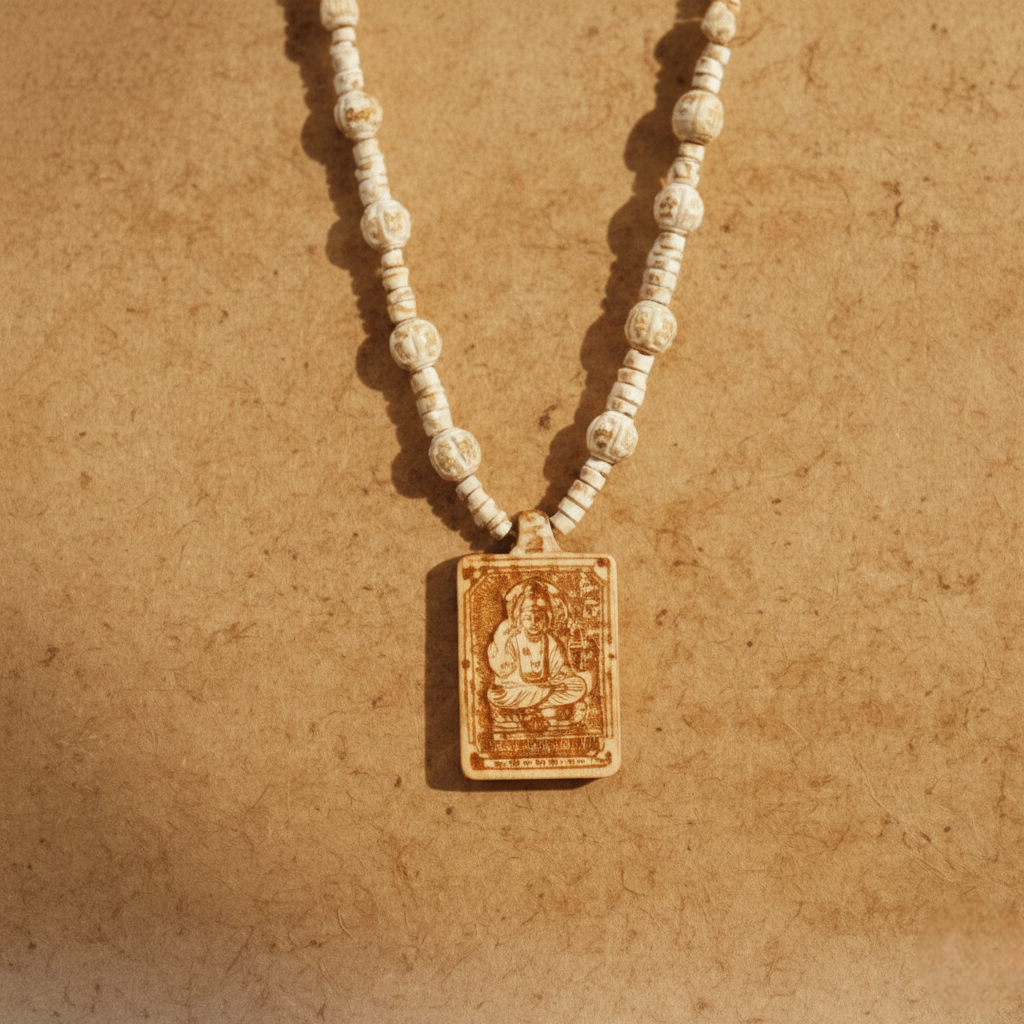 Shri Hanuman Locket Original Tulsi Mala