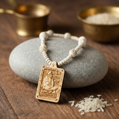 Shri Hanuman Locket Original Tulsi Mala