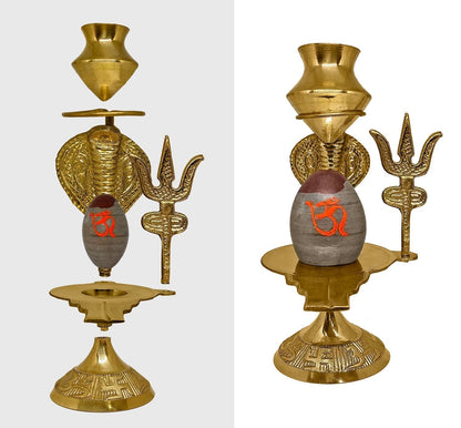 6 Inch Narmadeshwar Shiva Lingam