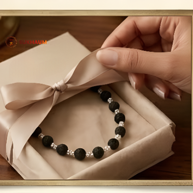 Karungali Mala Silver Capping Spiritual Protection