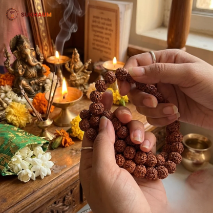 5 Mukhi Special Kantha Rudraksha Mala