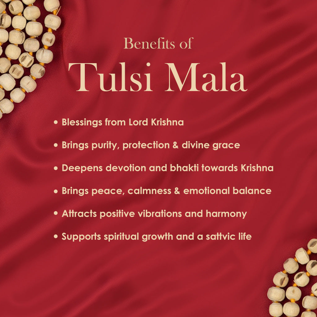 100% Original Tulsi Kanthi Jap Mala (9-10mm)