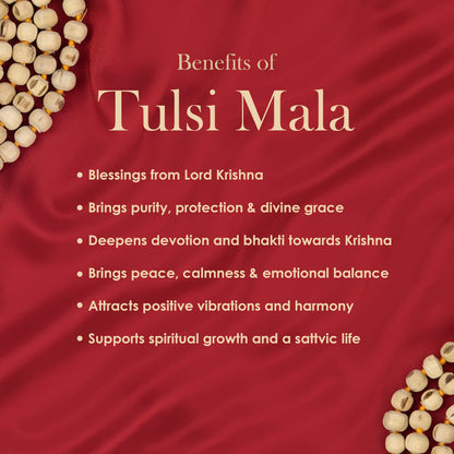 100% Original Tulsi Kanthi Jap Mala (9-10mm)