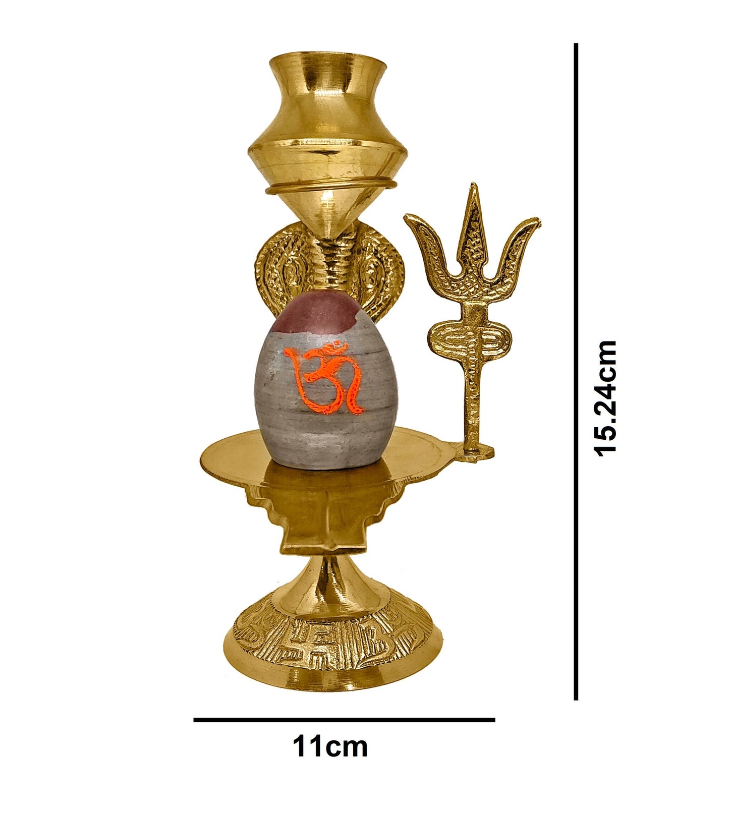 6 Inch Narmadeshwar Shiva Lingam